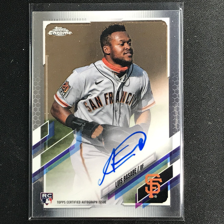 2021 Topps Chrome Luis Basabe Rookie Autographs Base No Lb C