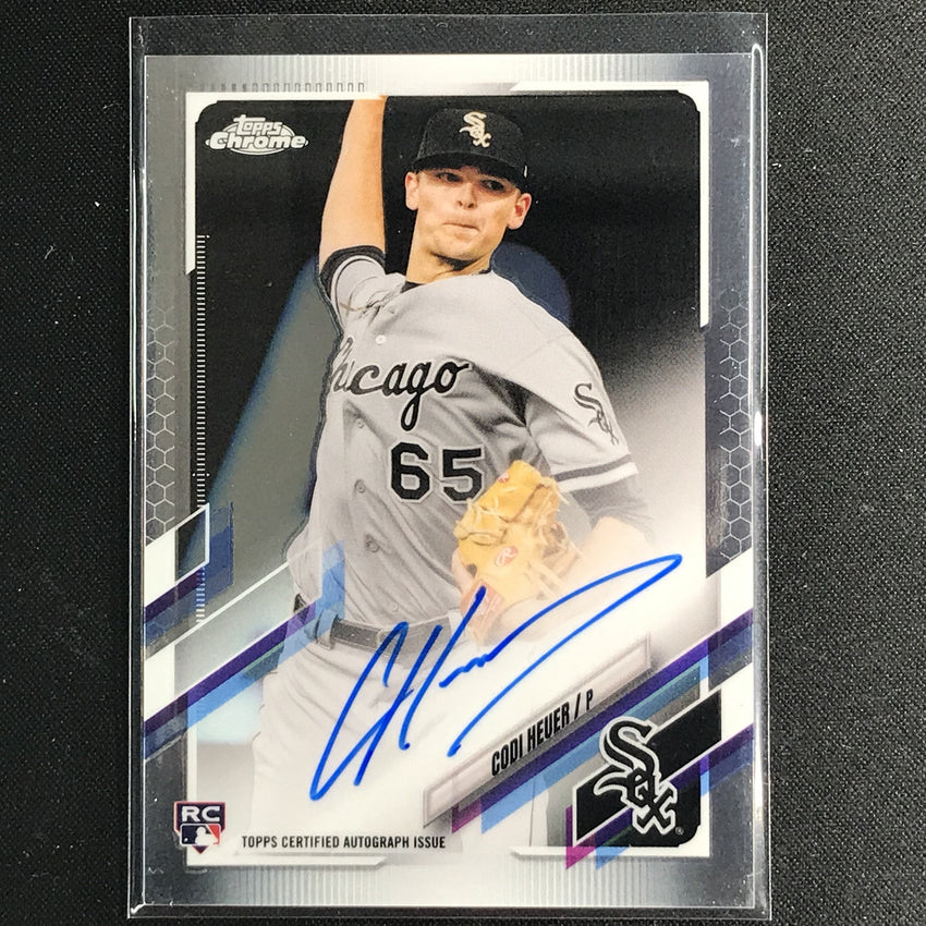 2021 Topps Chrome Codi Heuer Rookie Autographs Base No Ch A