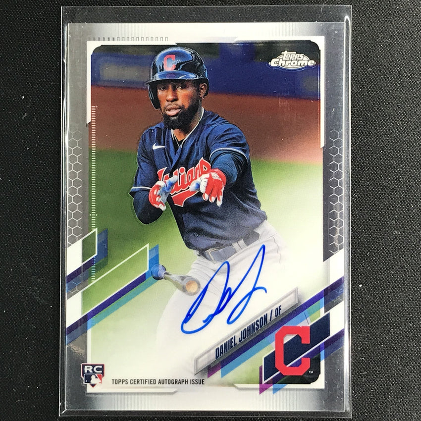2021 Topps Chrome Daniel Johnson Rookie Autographs Base No Djo A