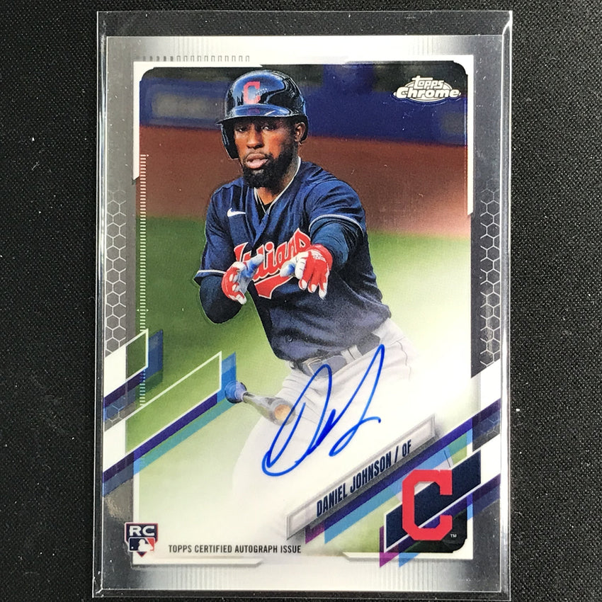 2021 Topps Chrome Daniel Johnson Rookie Autographs Base No Djo B