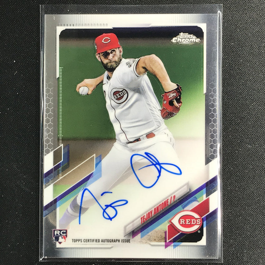 2021 Topps Chrome Tejay Antone Rookie Autographs Base No Ta A