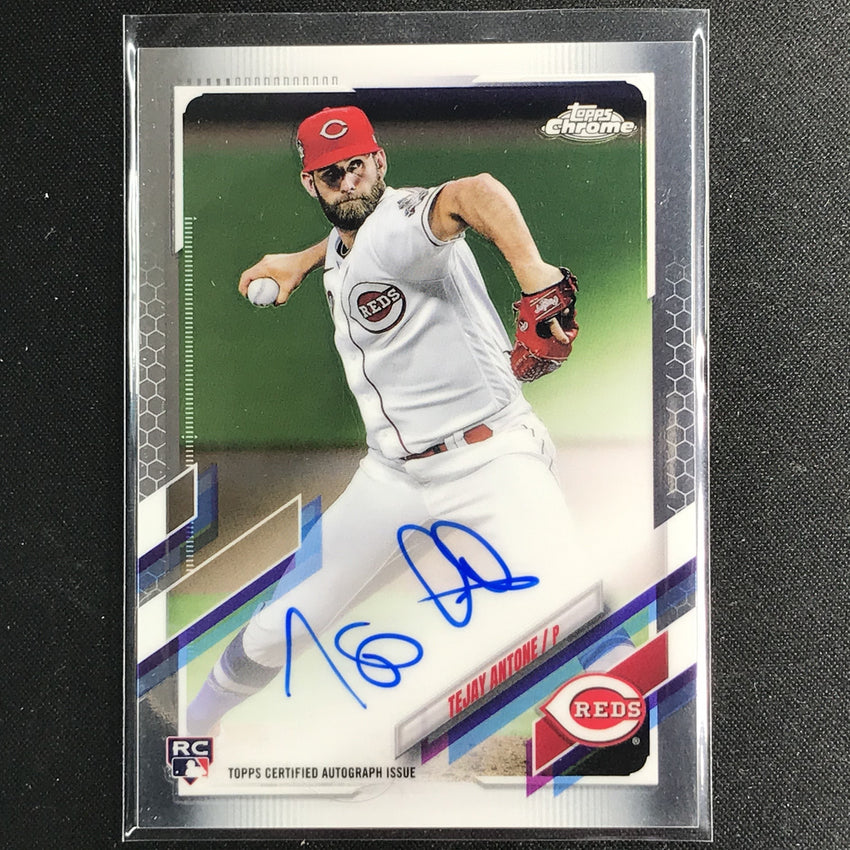 2021 Topps Chrome Tejay Antone Rookie Autographs Base No Ta B