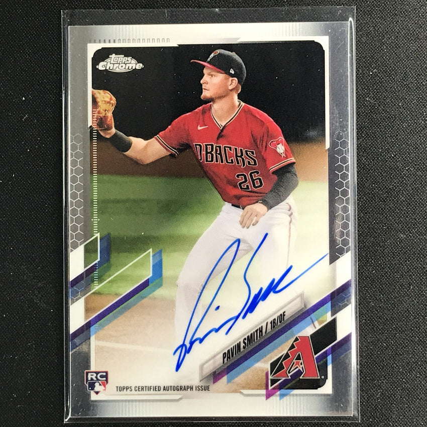 2021 Topps Chrome Pavin Smith Rookie Autographs Base No Ps A