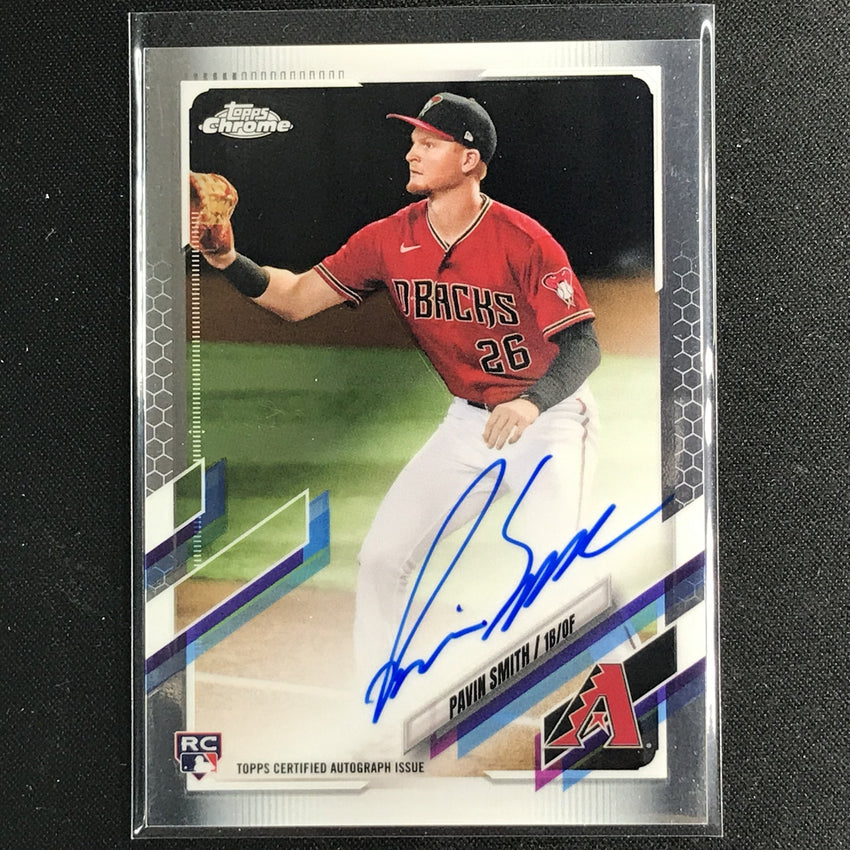 2021 Topps Chrome Pavin Smith Rookie Autographs Base No Ps B