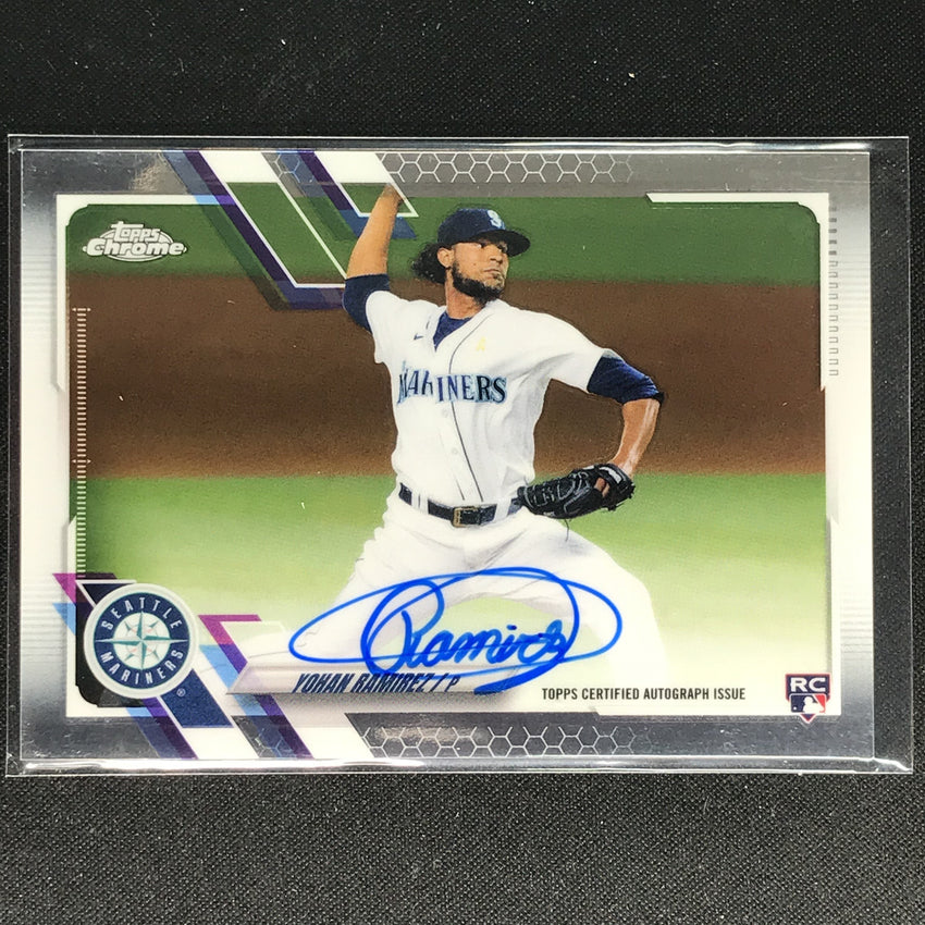 2021 Topps Chrome Yohan Ramirez Rookie Autographs Base No Yr A