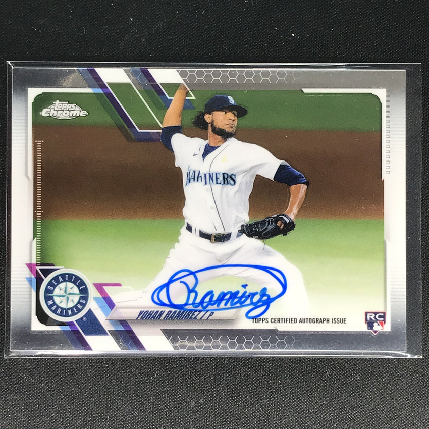 2021 Topps Chrome Yohan Ramirez Rookie Autographs Base No Yr B