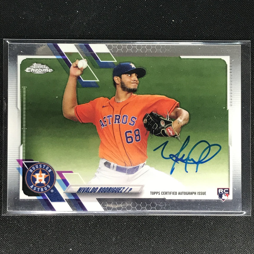 2021 Topps Chrome Nivaldo Rodriguez Rookie Autographs Base No Nr C