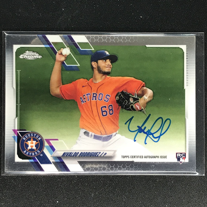 2021 Topps Chrome Nivaldo Rodriguez Rookie Autographs Base No Nr D