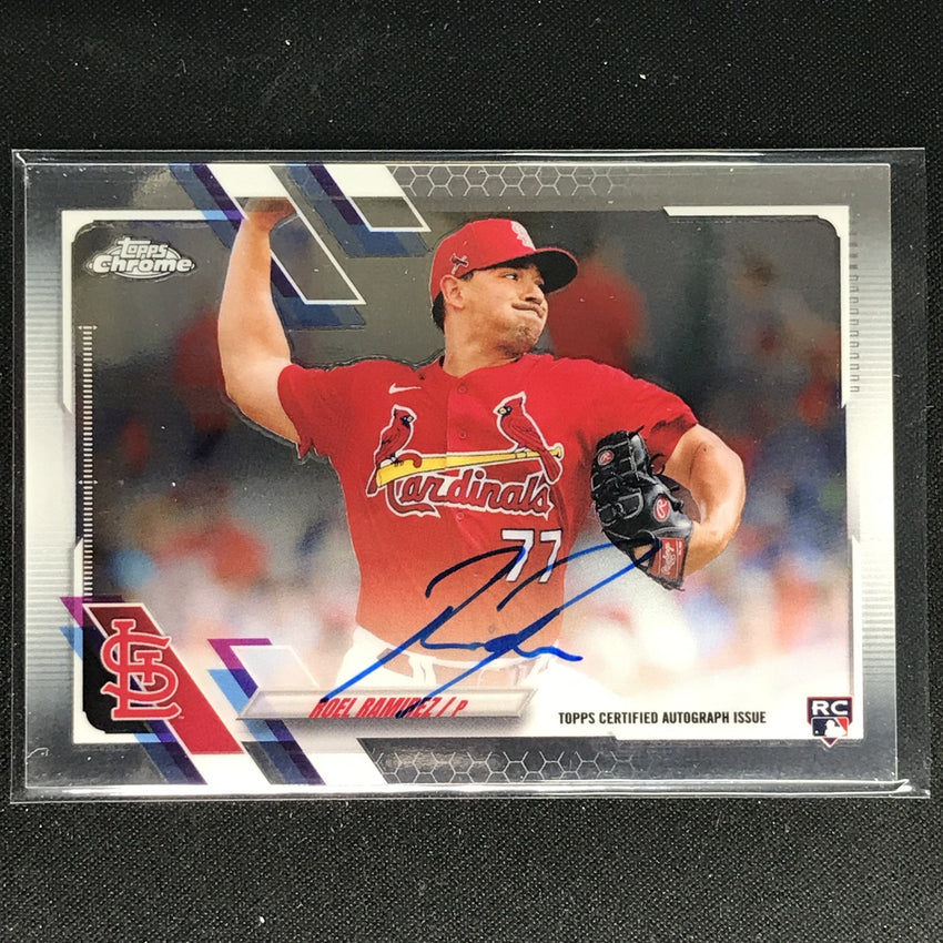 2021 Topps Chrome Roel Ramirez Rookie Autographs Base No Rr A