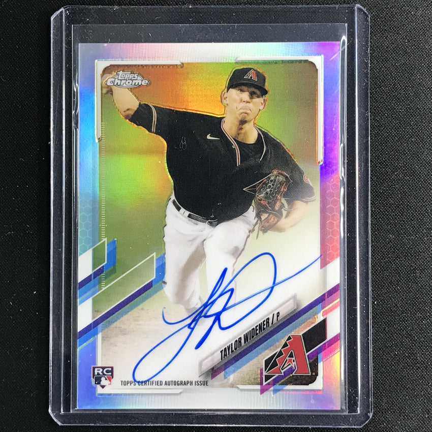 2021 Topps Chrome Taylor Widener Rookie Autographs Refractor 171/499