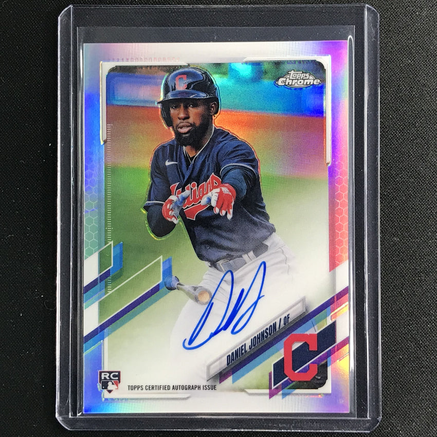 2021 Topps Chrome Daniel Johnson Rookie Autographs Refractor 377/499
