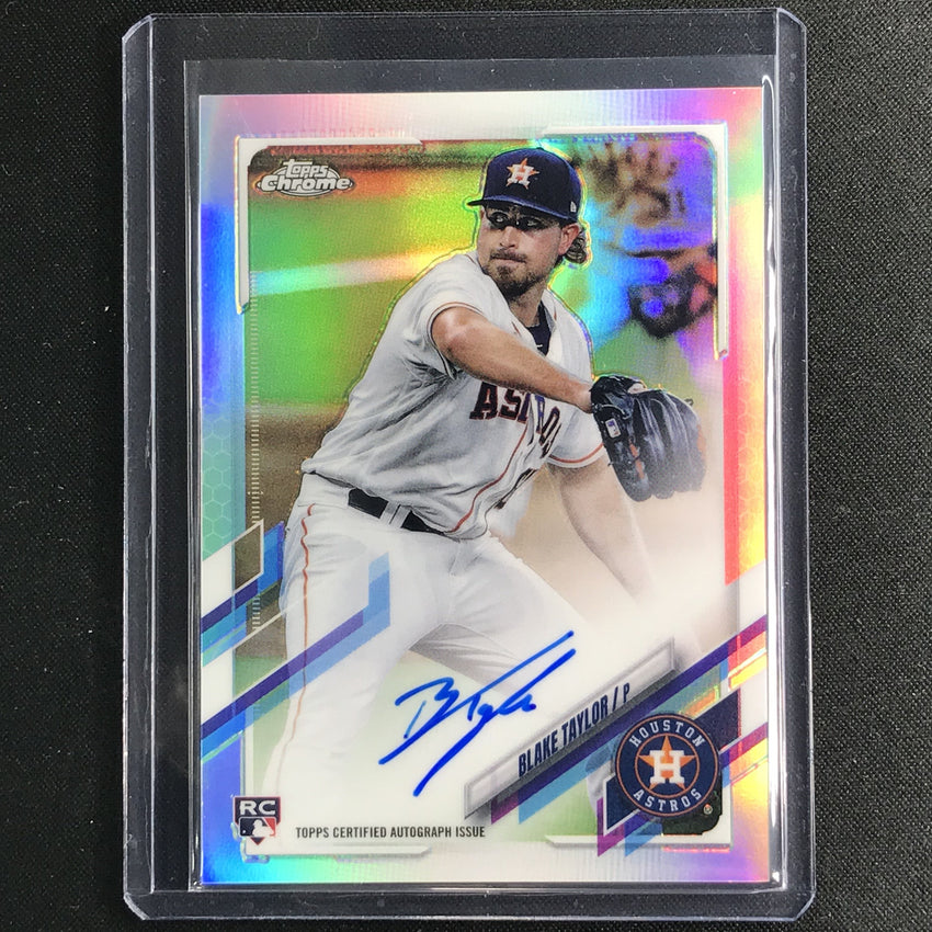 2021 Topps Chrome Blake Taylor Rookie Autographs Refractor 65/499