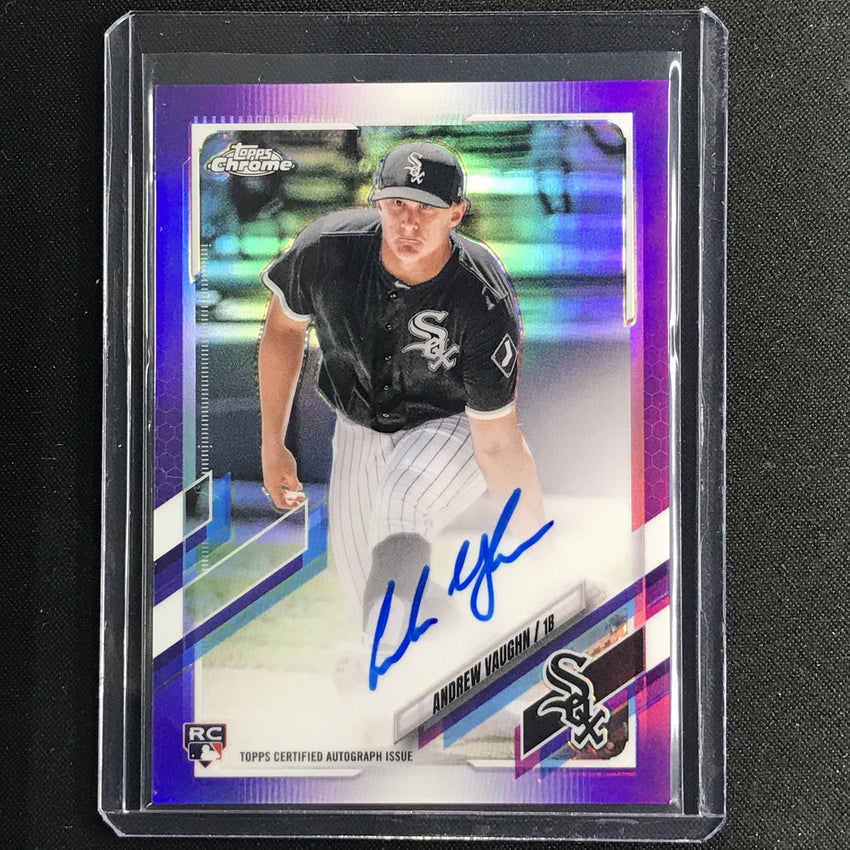 2021 Topps Chrome Andrew Vaughn Rookie Autographs Purple 121/250