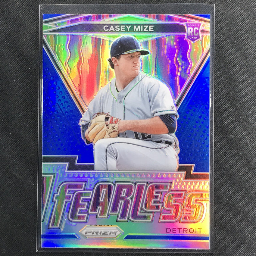 2021 Prizm Casey Mize Fearless Rookie Blue No 1