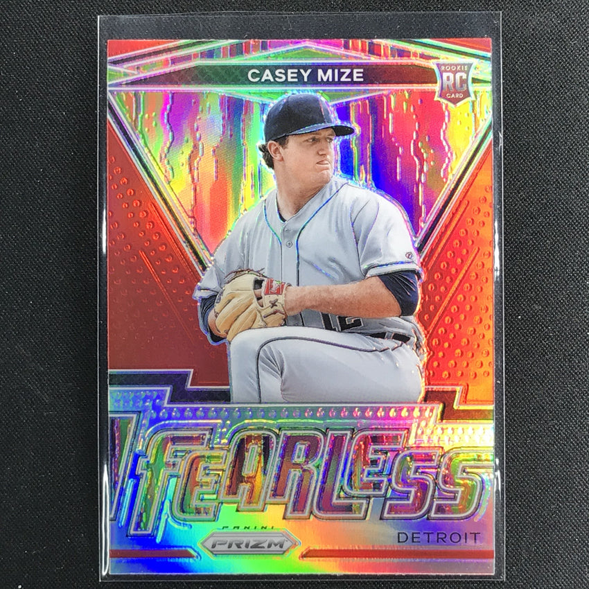 2021 Prizm CASEY MIZE Fearless Rookie Red #1