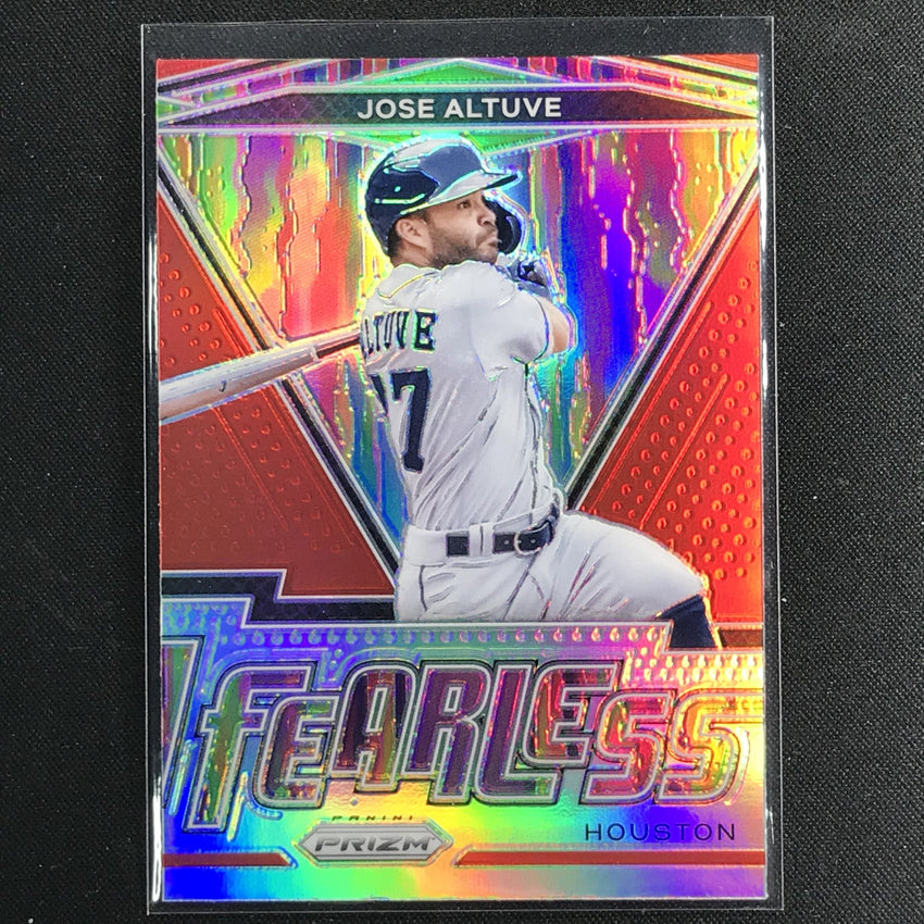 2021 Prizm JOSE ALTUVE Fearless Red #9