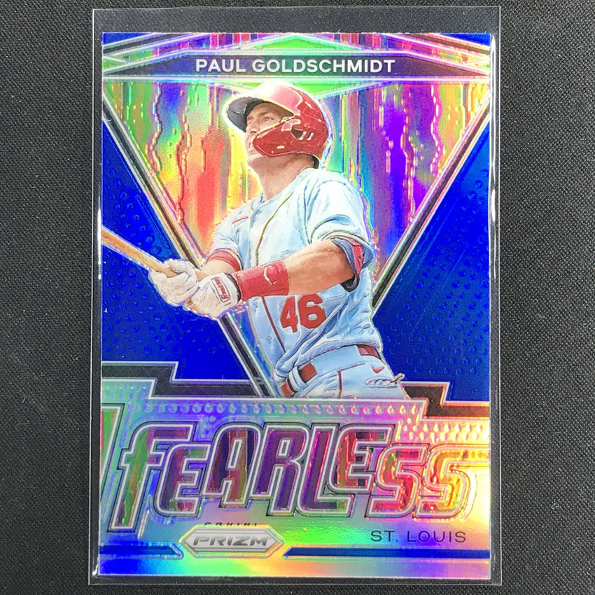 2021 Prizm Paul Goldschmidt Fearless Blue No 13