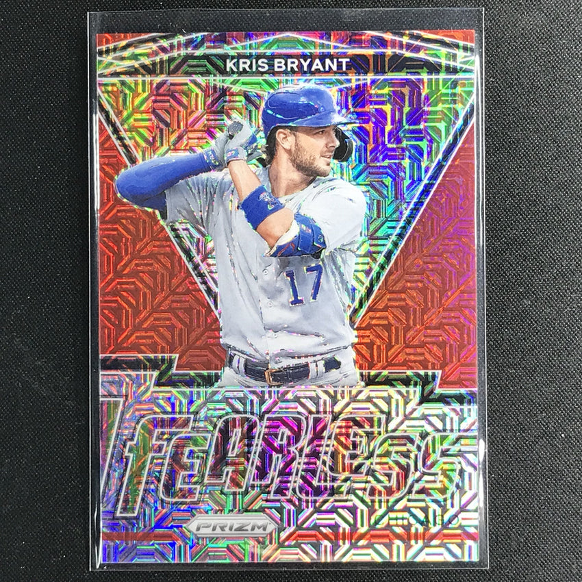 2021 Prizm KRIS BRYANT Fearless Red Mojo 142/149