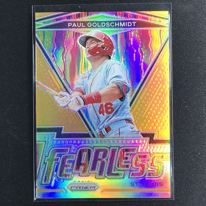 2021 Prizm Paul Goldschmidt Fearless Neon Orange 76/100