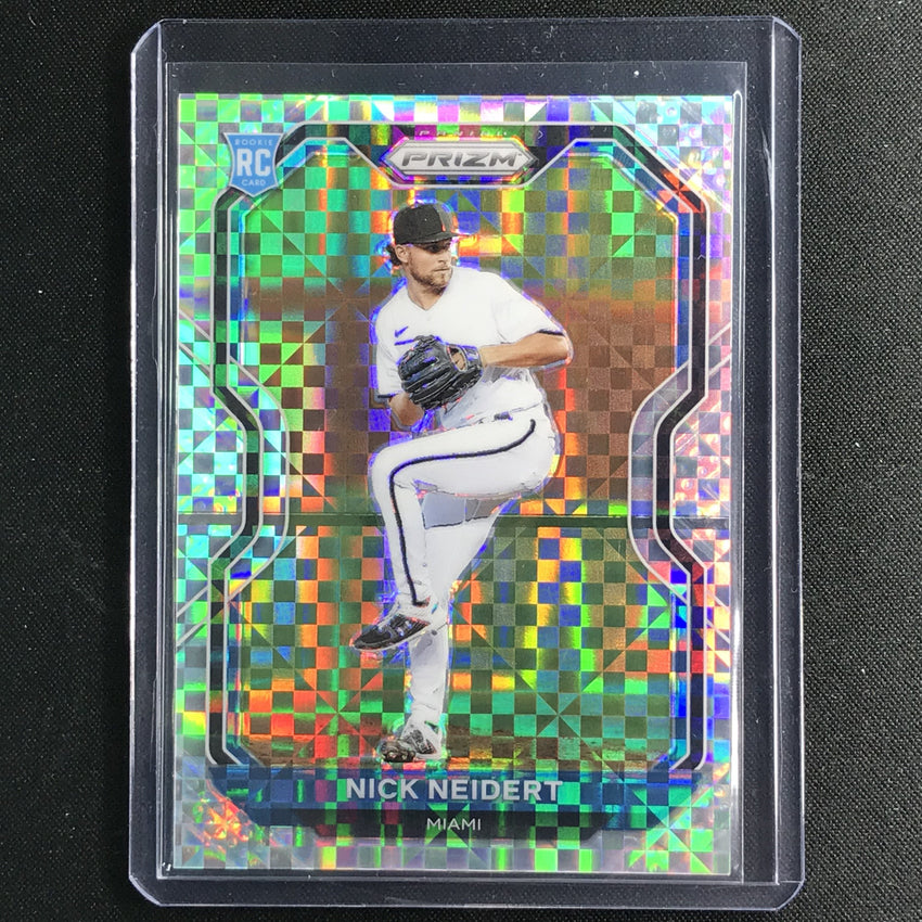 2021 Prizm Nick Neidert Rookie Tier Iii Power Plaid 26/75