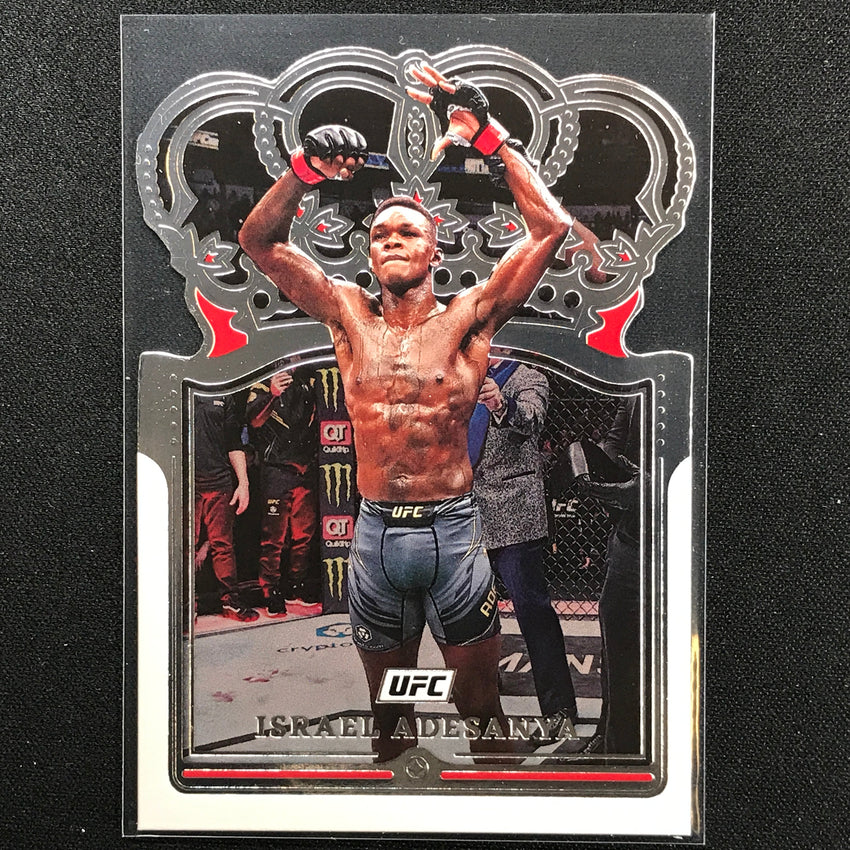 2022 Chronicles ISRAEL ADESANYA Crown Royale Die-Cut Base #116