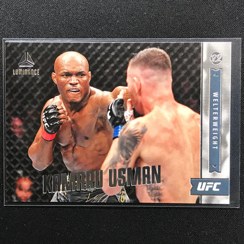 2022 Chronicles KAMARU USMAN Luminance Base #155