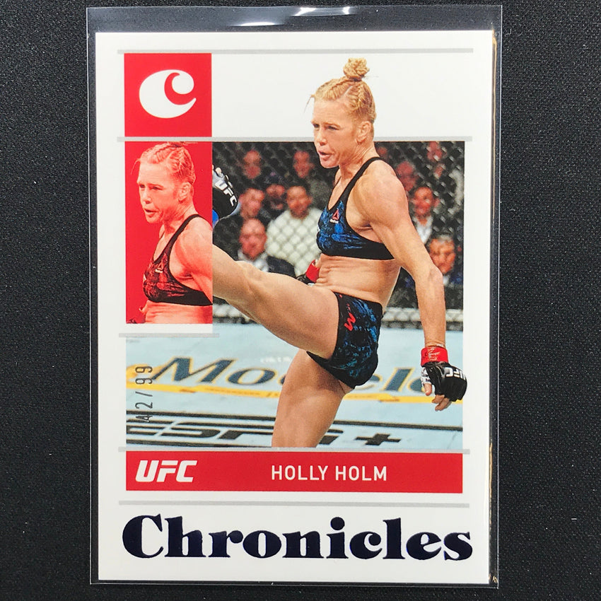 2022 Chronicles Holly Holm Chronicles Base Set Blue 42/99