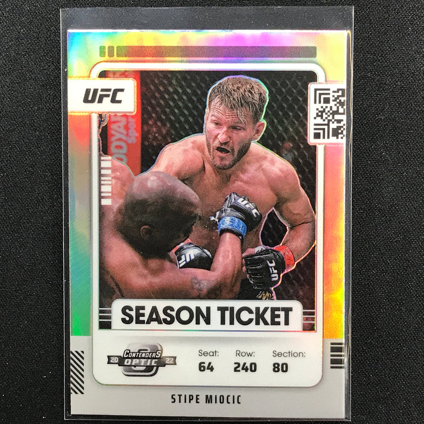 2022 Chronicles STIPE MIOCIC Contenders Optic Season Ticket Silver Prizm #354