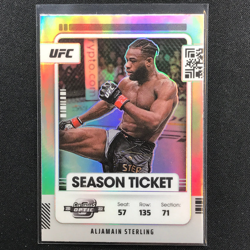 2022 Chronicles ALJAMAIN STERLING Contenders Optic Season Ticket Silver #367