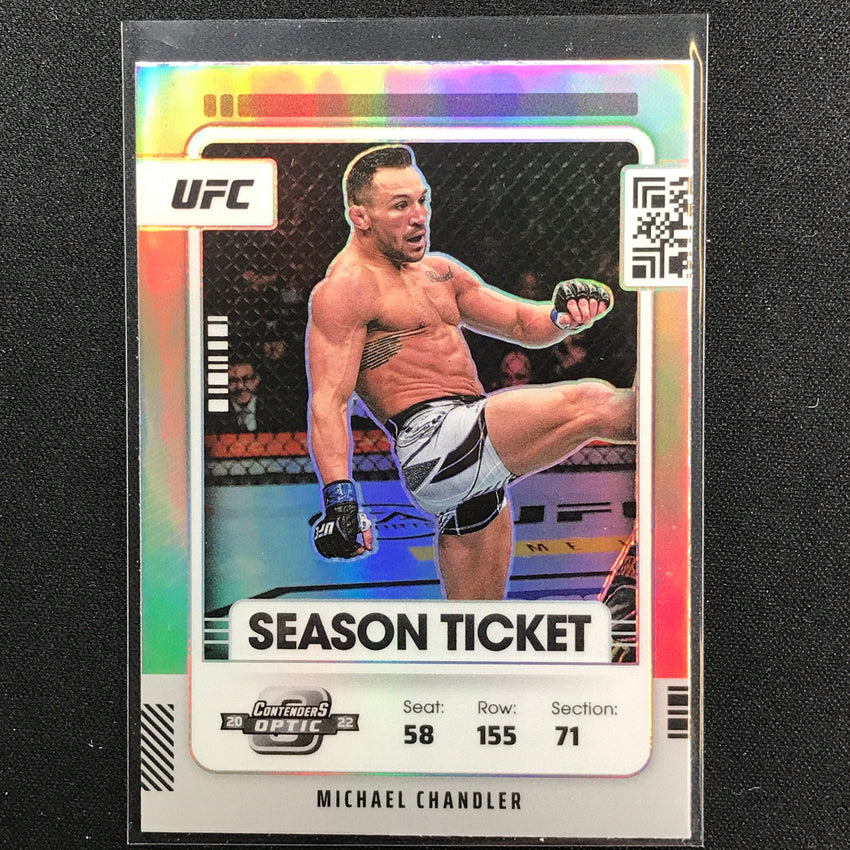 2022 Chronicles MICHAEL CHANDLER Contenders Optic Season Ticket Silver #370