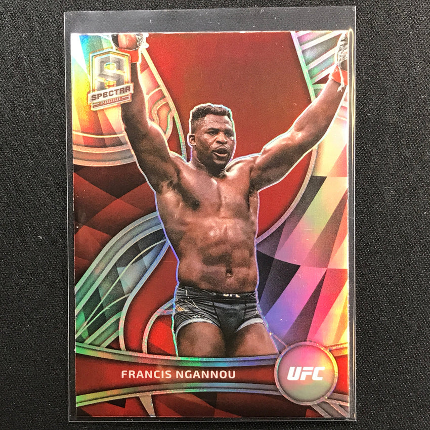 2022 Chronicles Francis Ngannou Spectra Silver Prizm No 398