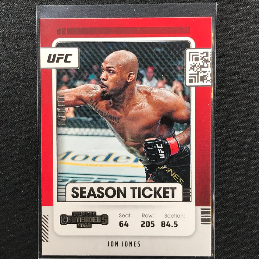 2022 Chronicles JON JONES Contenders Season Ticket Base #106