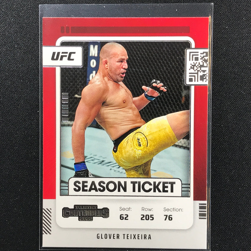 2022 Chronicles GLOVER TEIXEIRA Contenders Season Ticket Base #108