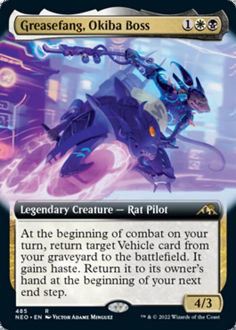 EXTENDEDGreasefang, Okiba Boss 485 -  Kamigawa Neon Dynasty