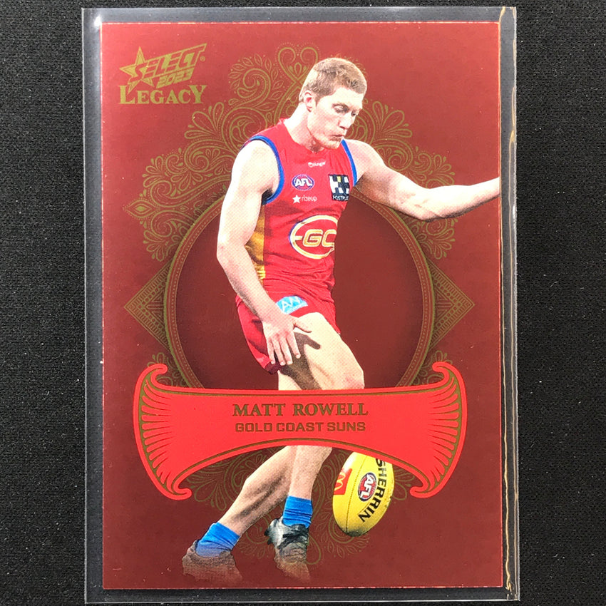 2023 Legacy Afl Matt Rowell Legacy Plus 116/425