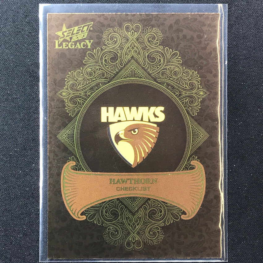 2023 Legacy Afl Hawthorn Checklist Logo Legacy Plus 254/425
