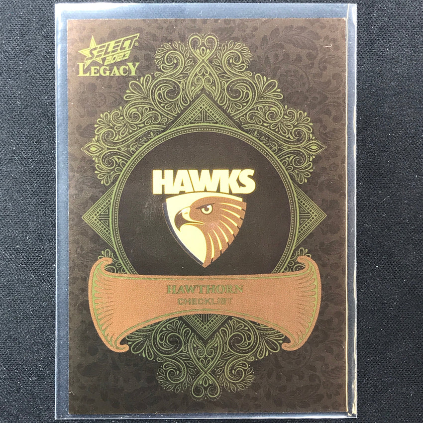 2023 Legacy Afl Hawthorn Checklist Logo Legacy Plus 333/425