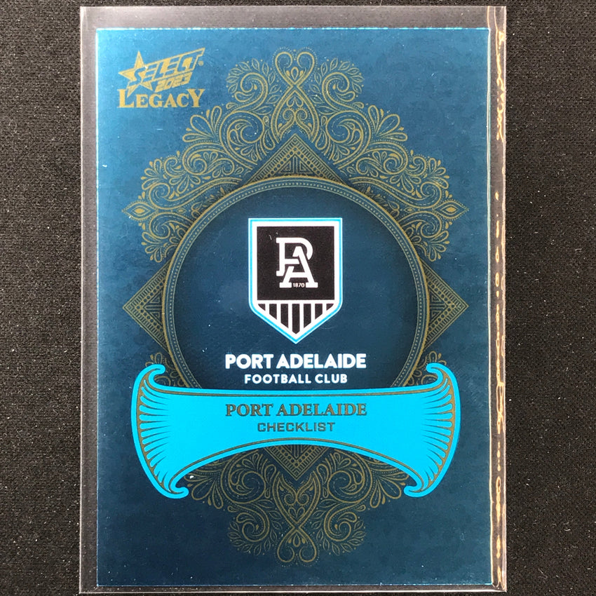 2023 Legacy Afl Port Adelaide Checklist Logo Legacy Plus 268/425