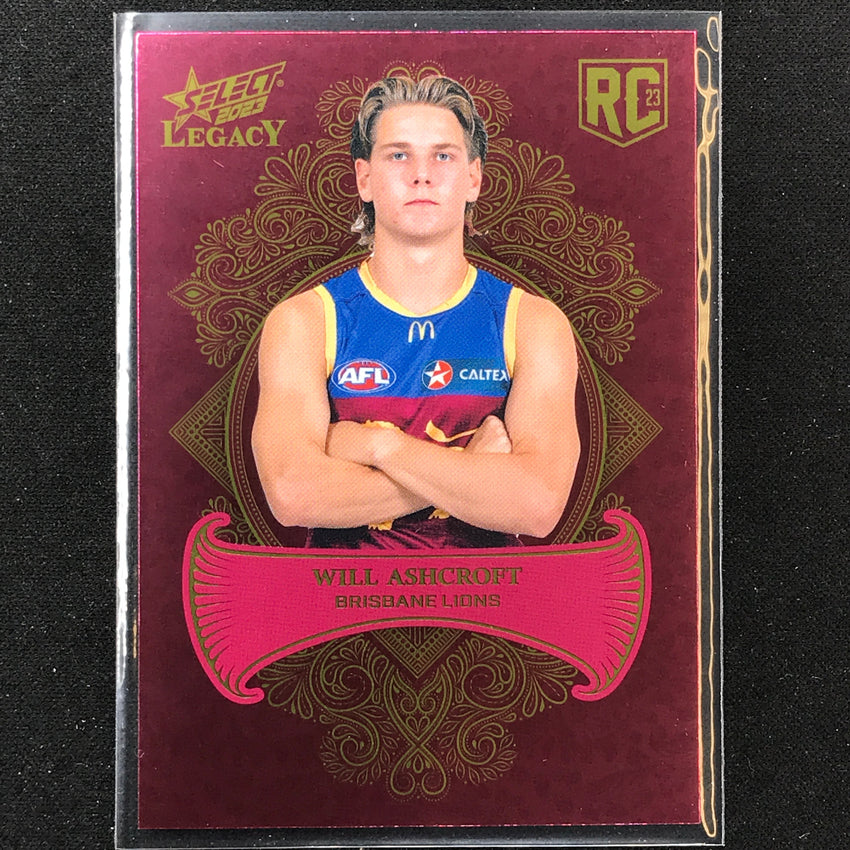 2023 Legacy Afl Will Ashcroft Legacy Plus Rookie 91/425