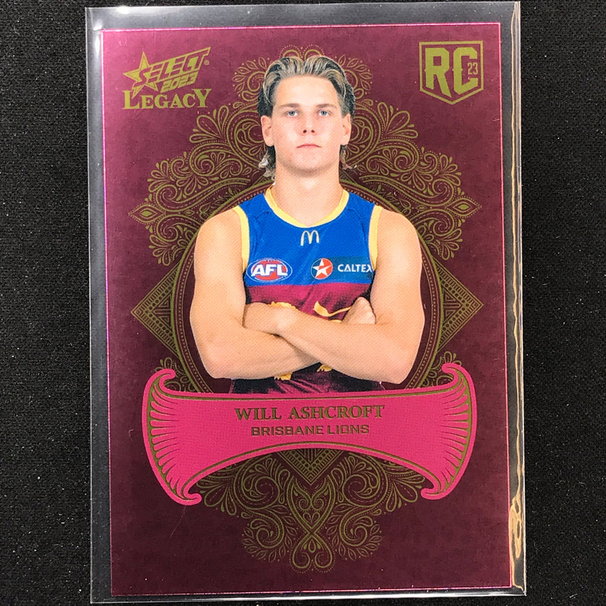 2023 Legacy Afl Will Ashcroft Legacy Plus Rookie 212/425