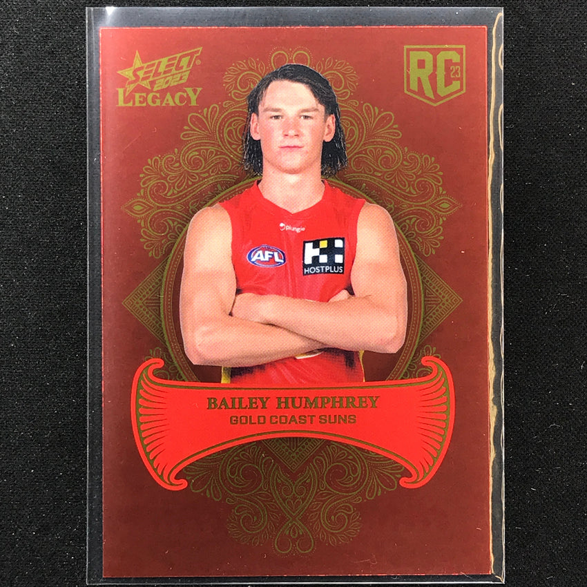 2023 Legacy Afl Bailey Humphrey Legacy Plus Rookie 322/425