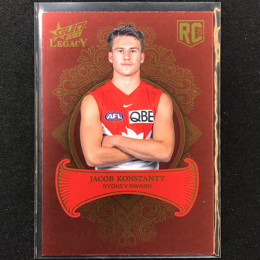 2023 Legacy Afl Jacob Konstanty Legacy Plus Rookie 131/425