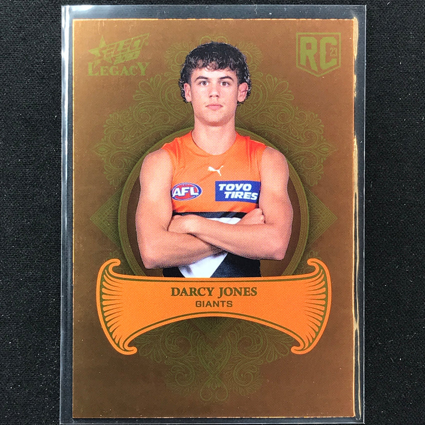2023 Legacy Afl Darcy Jones Legacy Plus Rookie 292/425