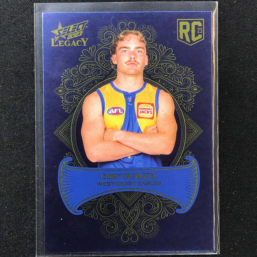 2023 Legacy Afl Coby Burgiel Legacy Plus Rookie 43/425