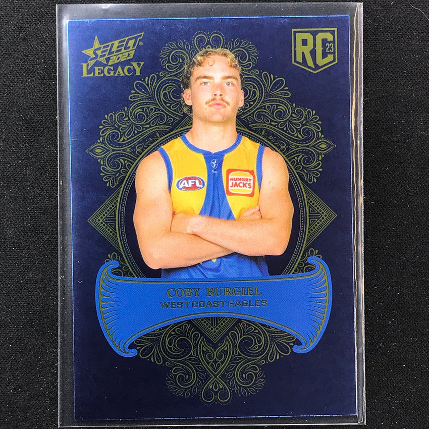 2023 Legacy Afl Coby Burgiel Legacy Plus Rookie 128/425