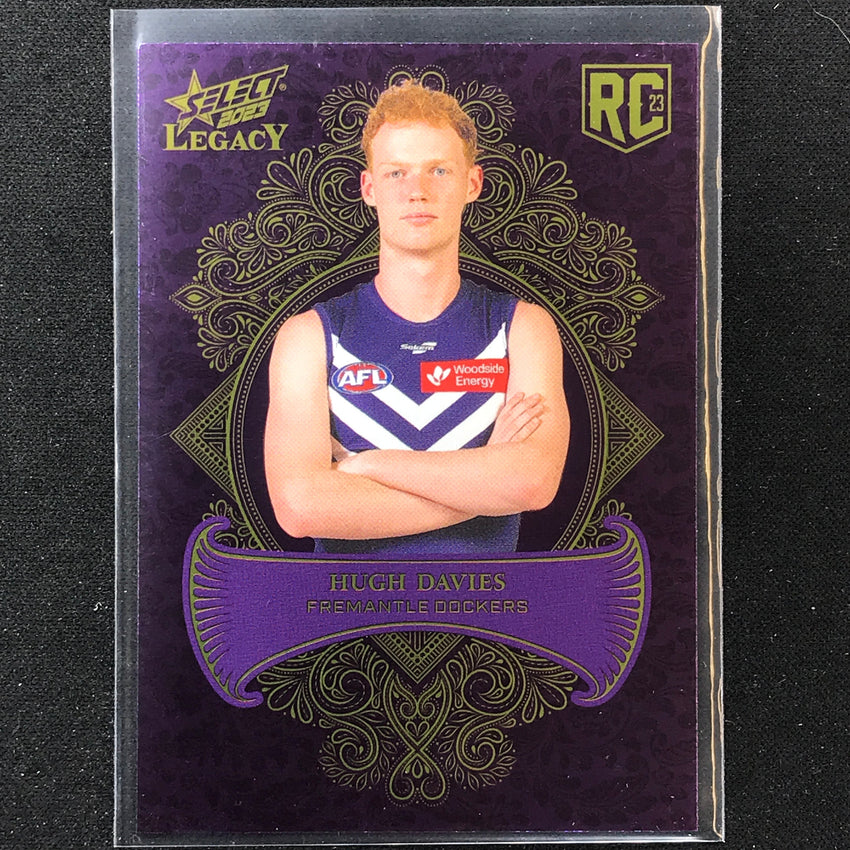 2023 Legacy Afl Hugh Davies Legacy Plus Rookie 281/425