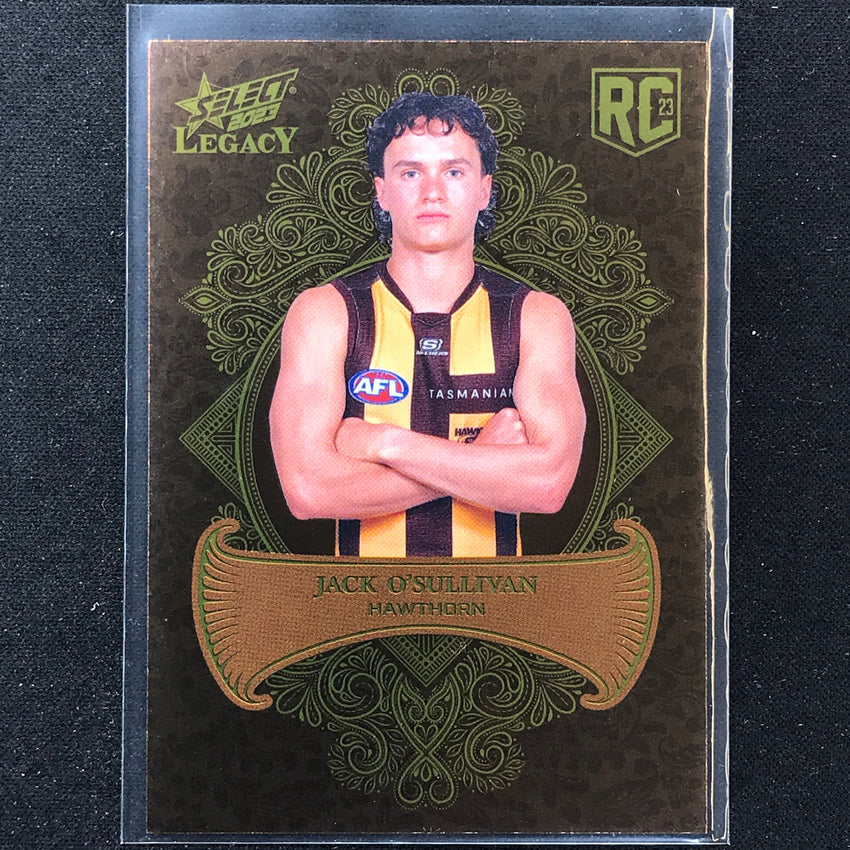 2023 Legacy Afl Jack Osullivan Legacy Plus Rookie 40/425