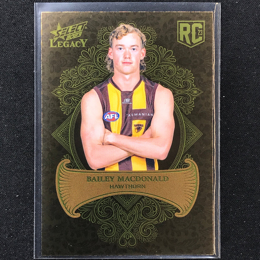 2023 Legacy Afl Bailey Macdonald Legacy Plus Rookie 75/425
