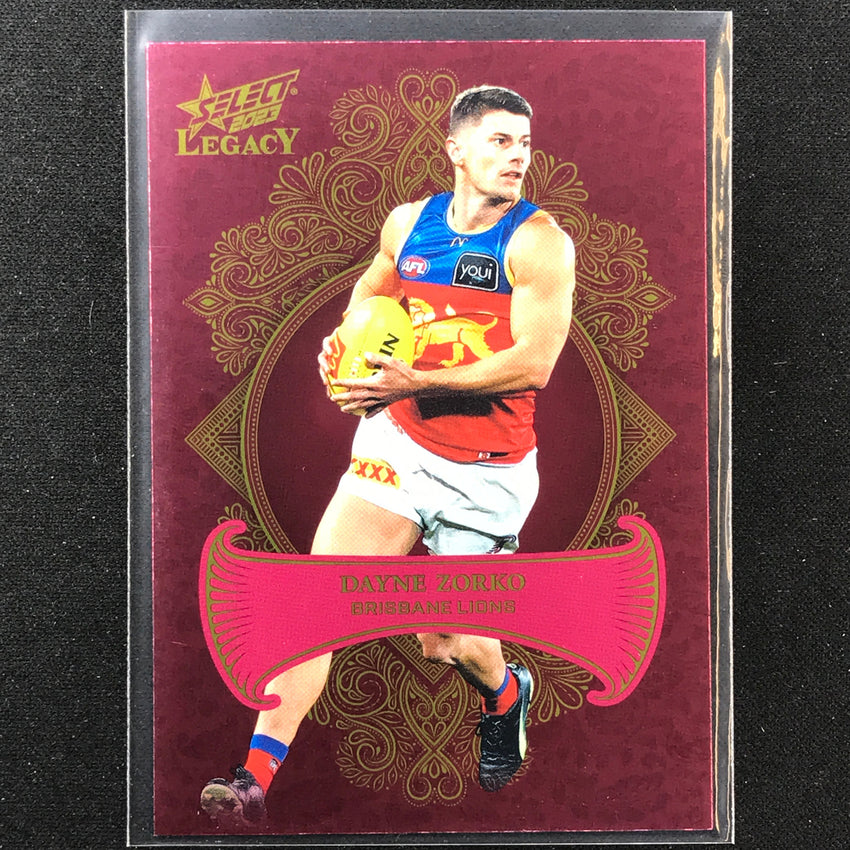 2023 Legacy Afl Dayne Zorko Legacy Plus 294/425