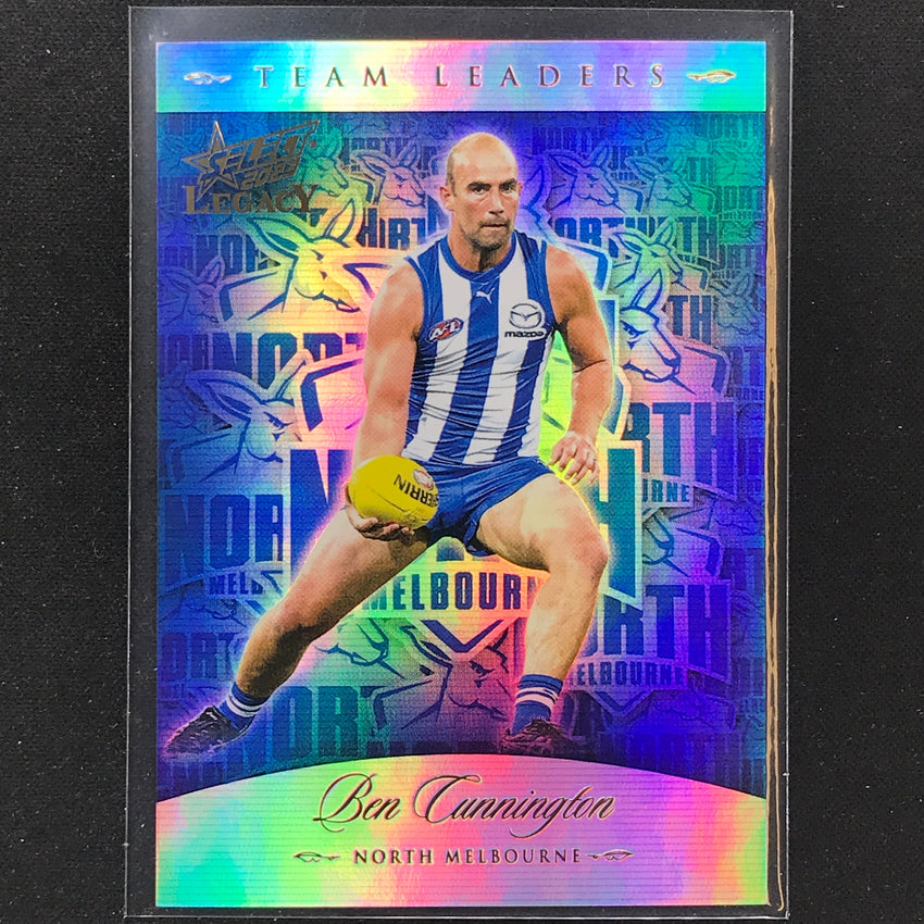 2023 Legacy Afl Ben Cunnington Team Leaders 110/200